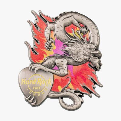 3D Asia Dragon Pin