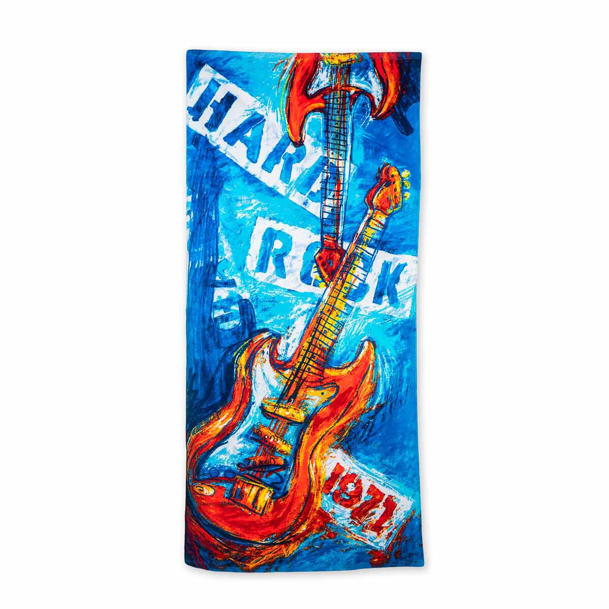 1971 Guitar Beach Towel | Online Rock Shop