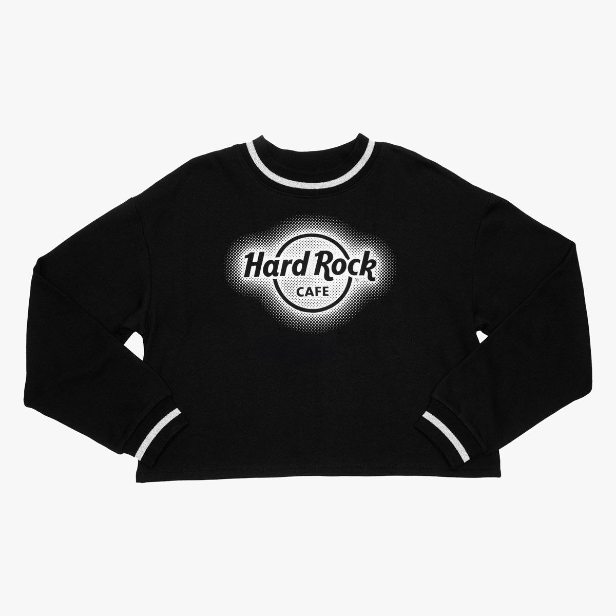 Shine Like a Star: Hard Rock Metallic Silver Glitter Logo