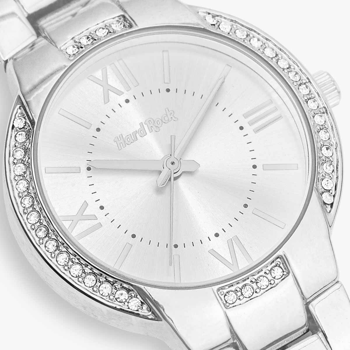 Hard Rock Watch Set with Heart Necklace and Tennis Bracelet Hard Rock Watch Set with Heart Necklace and Tennis Bracelet