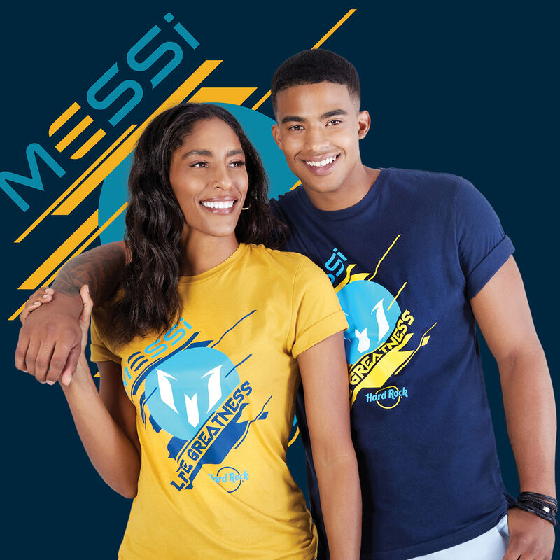 Messi Adult Fit Navy Tee