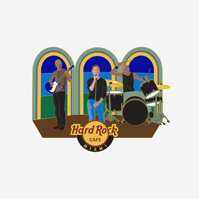 Collectible Miami Rock On Pin