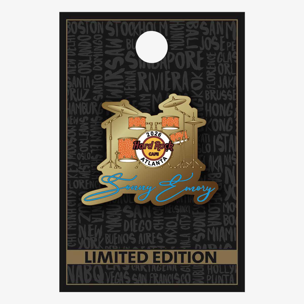 Hard Rock Cafe Atlanta Sonny Emory 2026 Limited Edition Pin