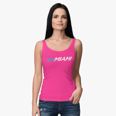 Hard Rock Stadium Beach Club Tank Top in Hot Pink Hard Rock Stadium Beach Club Tank Top in Hot Pink