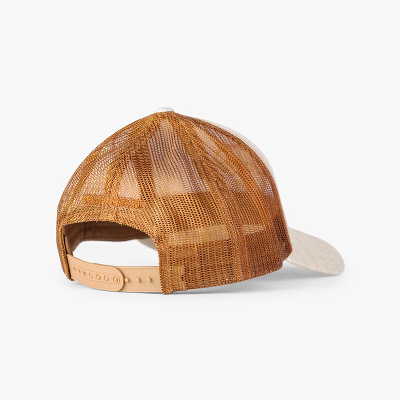 Brown Shimmer Trucker Hat Hontri Baseball Caps in Sale, Ponytail Messy Bun Trucker  main image 4