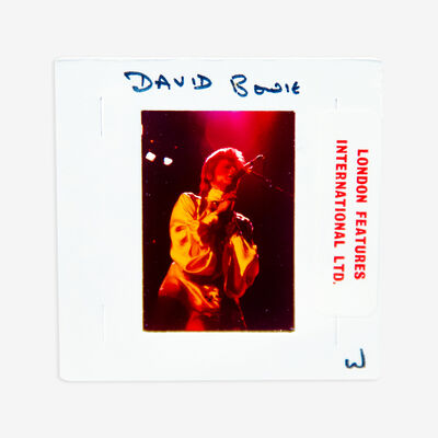 David Bowie Boxed Original 35MM Photograph in Acrylic Case