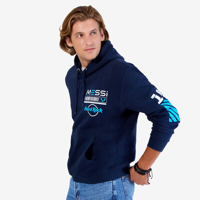 Adult Fit Messi Live Greatness Hoodie in Navy Adult Fit Messi Live Greatness Hoodie in Navy