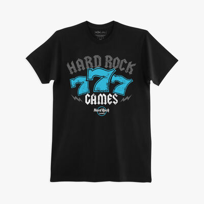 Hard Rock Games  Lucky Seven Tee in Black Hard Rock Games  Lucky Seven Tee in Black