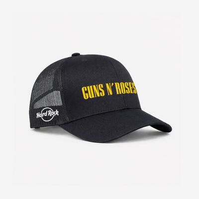 Guns N' Roses Concert Trucker Hat in Black