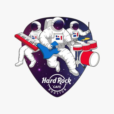Online Exclusive Houston Astronaut Band Pin