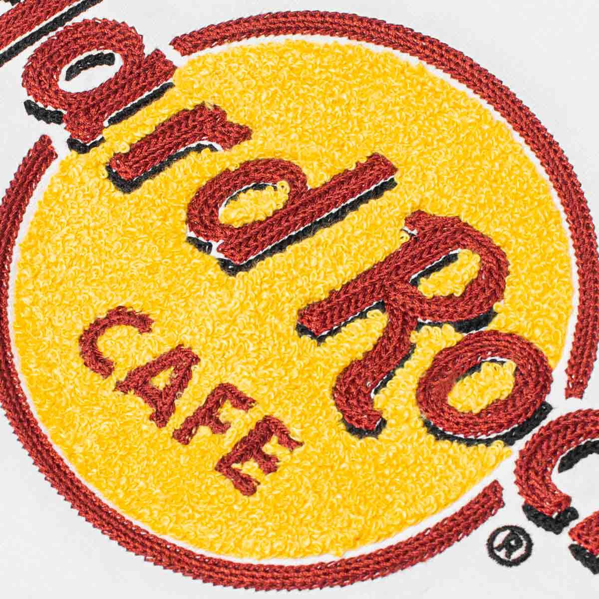 150 Hard rock CAFE TORONTO 刺繍ロゴ　トレーナー ハードロックカフェ スウェット トレーナー 黒銀 90s 刺繍ロゴ