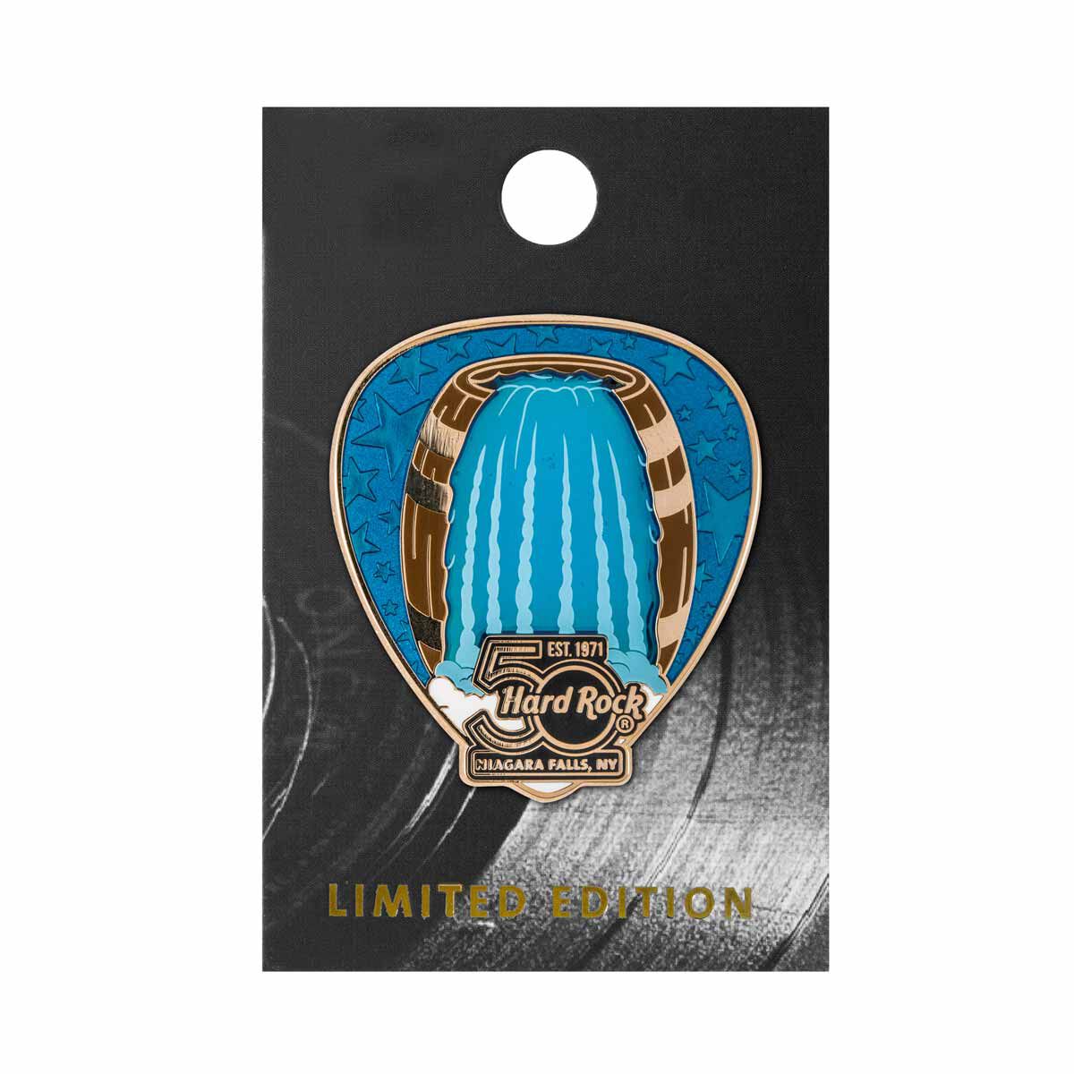 Hard Rock Cafe Niagara Falls ピンバッジ 50th Anniversary Core Niagara Falls Stained Glass Barrel Pin