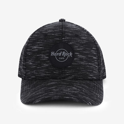 Space Dyed Performance Flex-fit hat in Black Space Dyed Performance Flex-fit hat in Black