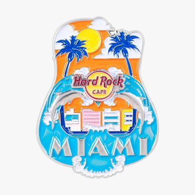 Collectible 3D Core City Guitar Pin Collectible 3D Core City Guitar Pin
