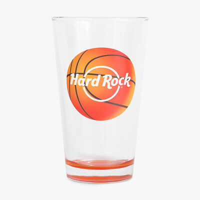 Basketball 16oz Pint Glass Basketball 16oz Pint Glass