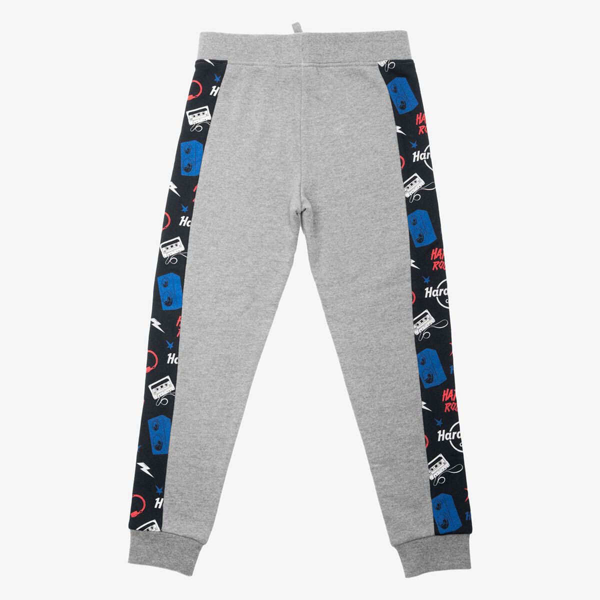 Jogger pants with side online stripe