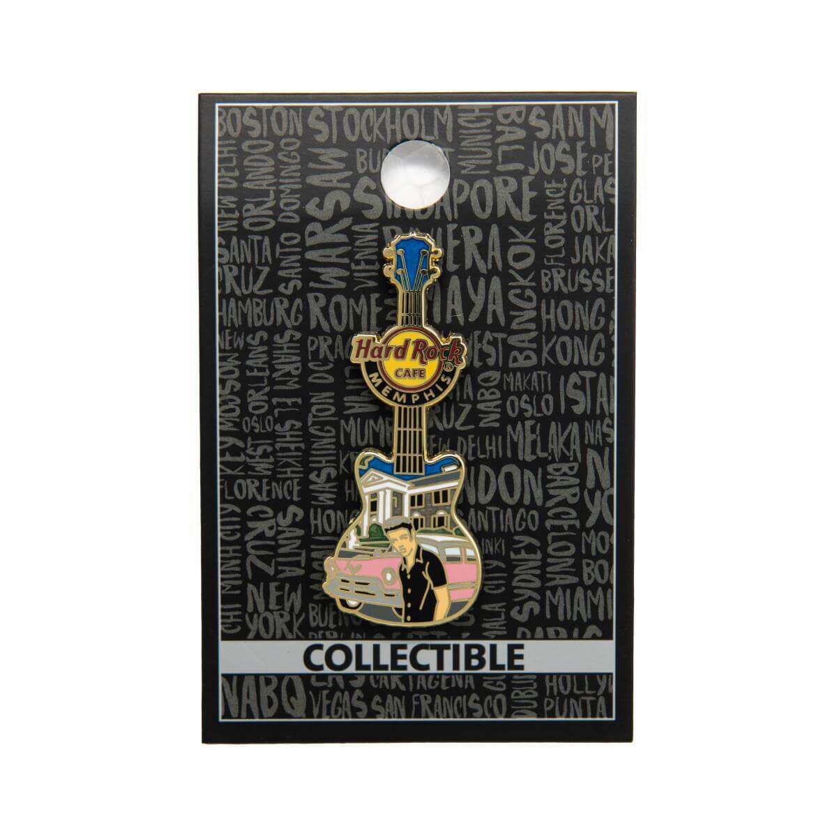 Memphis Graceland Guitar Pin | Online Rock Shop