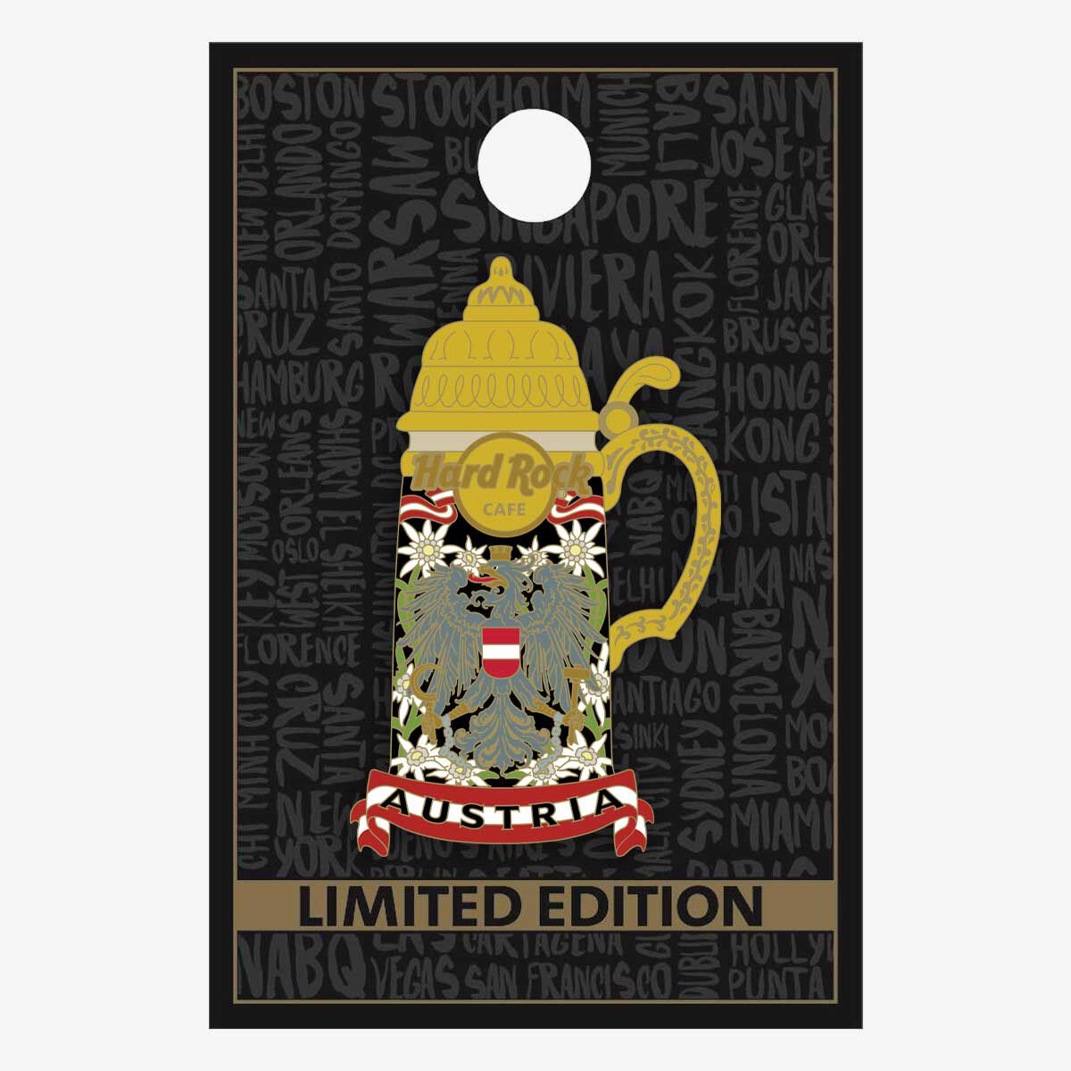 Hard Rock Cafe Vienna Stein Beer Mug Limited Edition Pin | Online