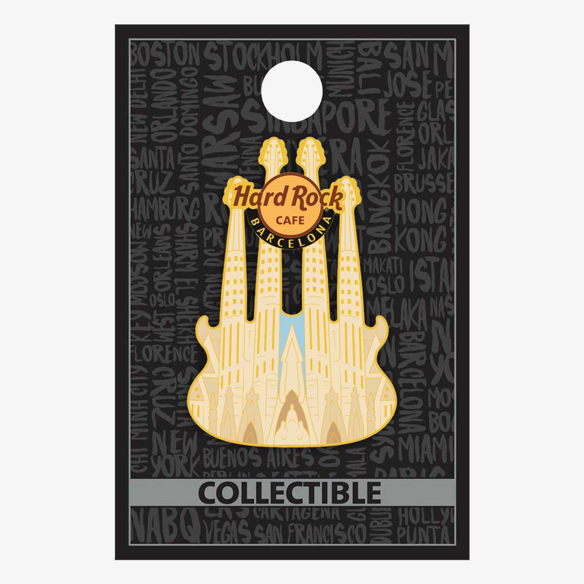 Hard Rock Sagrada Familia Spired Cathedral Guitar Pin | Online