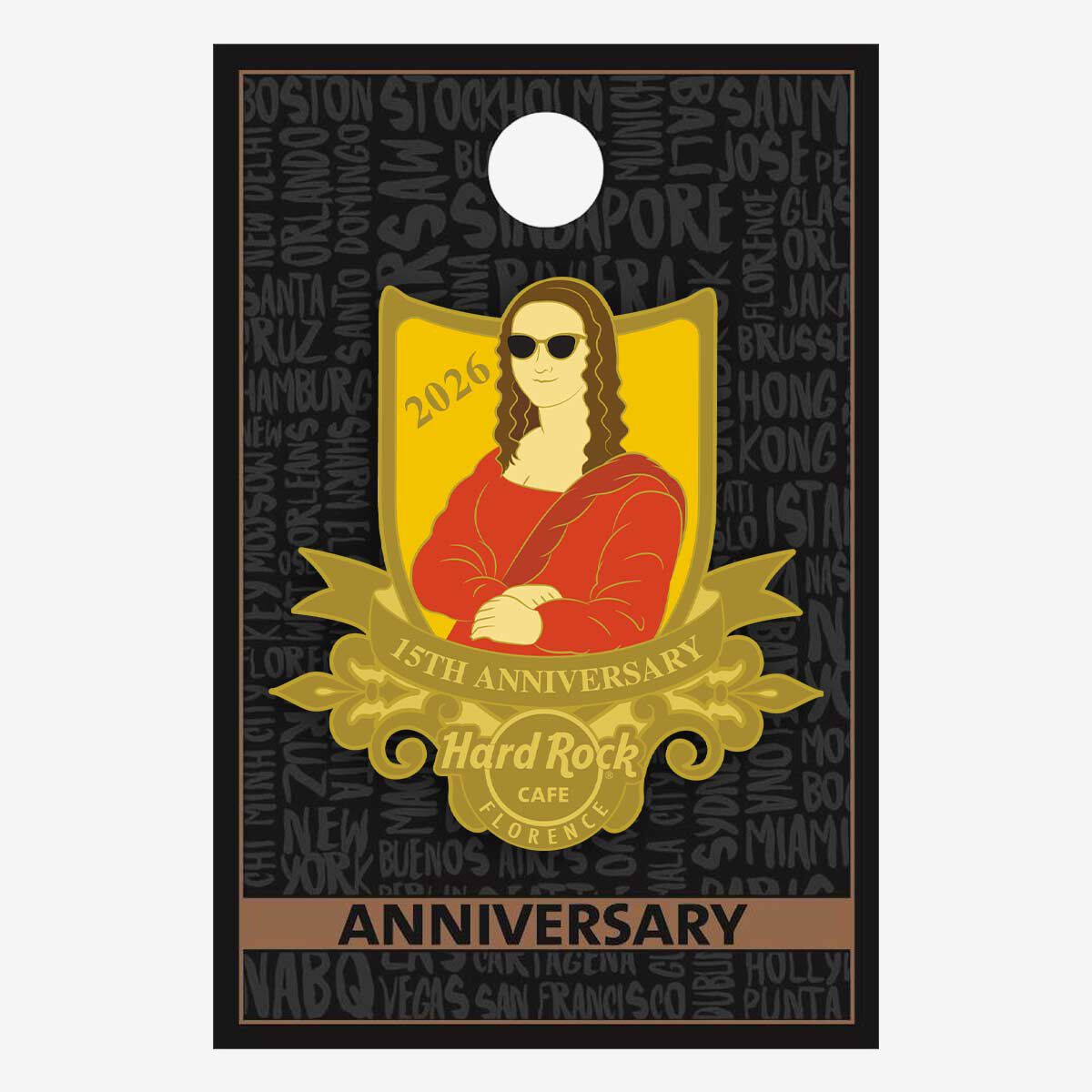 Hard Rock Cafe Florence 15th Anniversary Limited Edition Pin