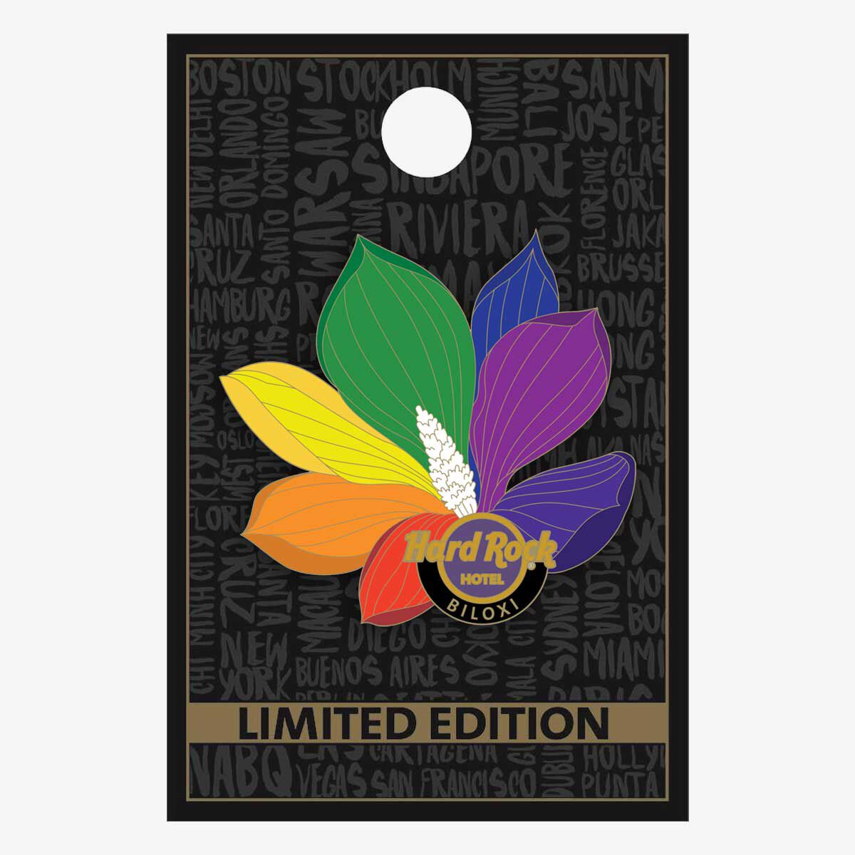 Hard Rock Biloxi Limited Edition Pride Magnolia Pin | Online Rock Shop