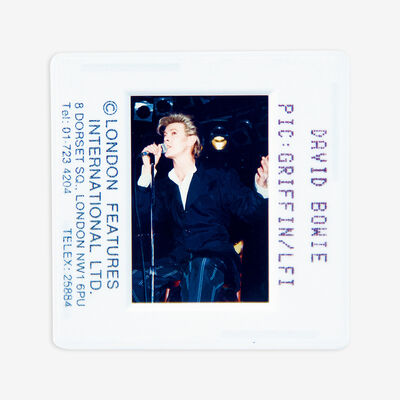 David Bowie Boxed Original 35MM Photgraph in Acrylic Case