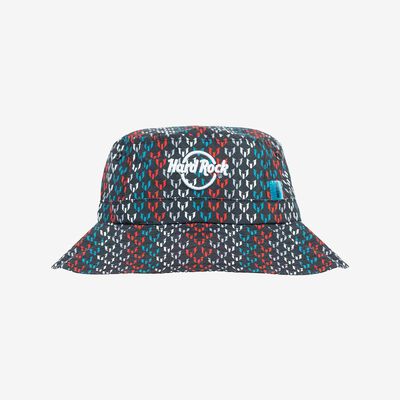 Messi x Hard Rock Bucket Hat with Repeat Print Messi x Hard Rock Bucket Hat with Repeat Print