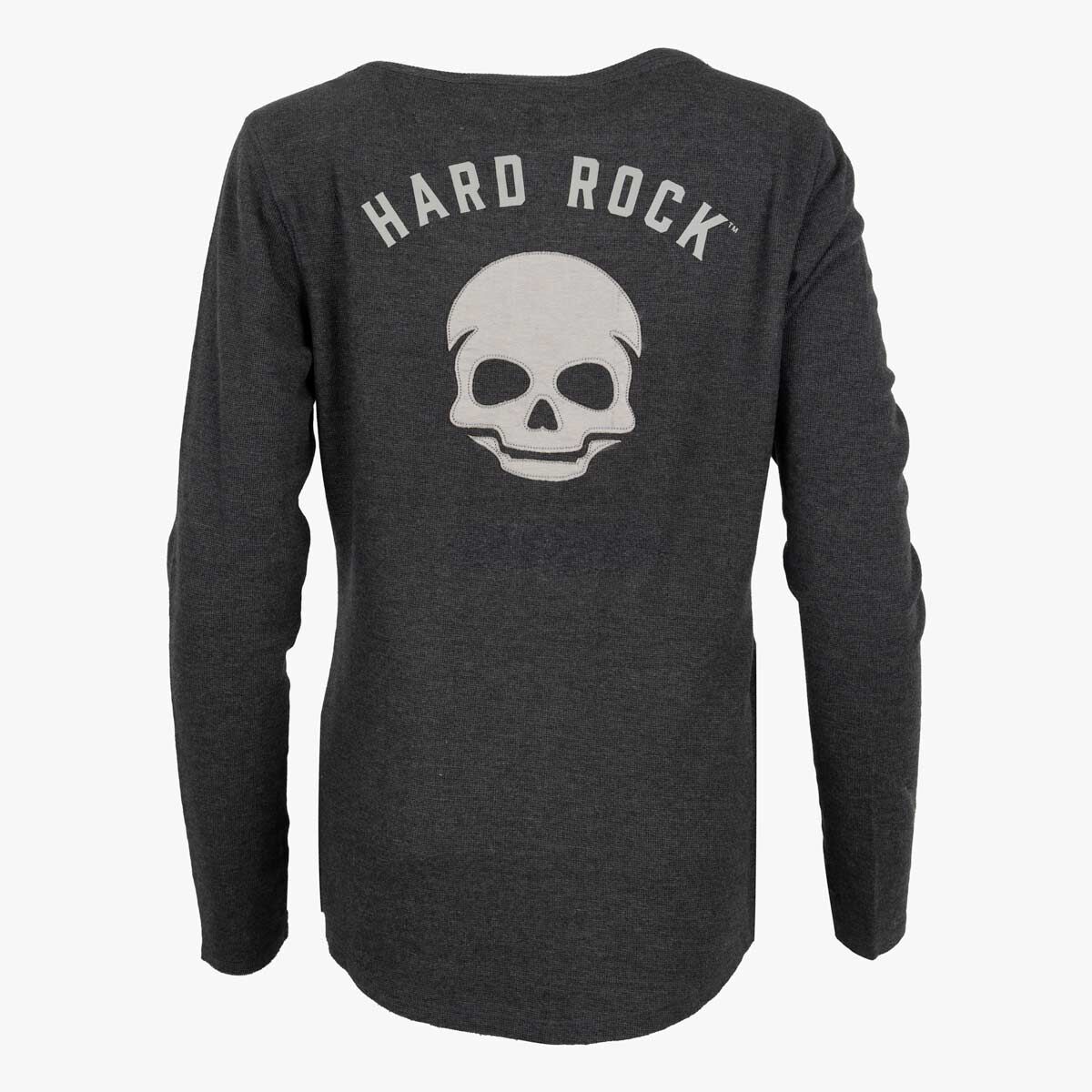 Guitar Company Lace Up Skull Thermal in Black with Skull Design | Online  Rock Shop