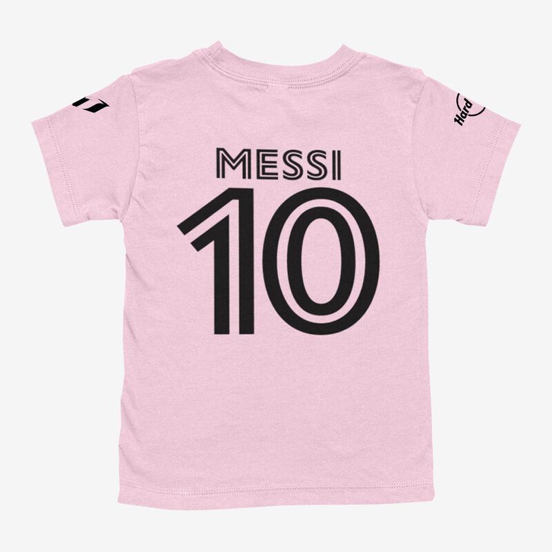 Messi x Hard Rock Kids Tee in Pink image number 4