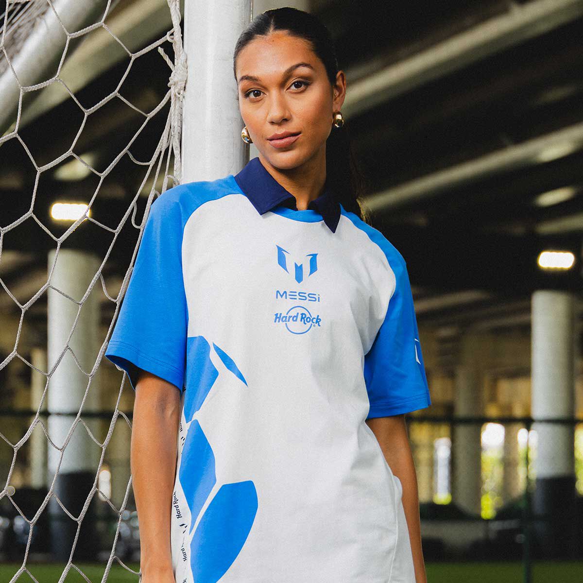 Hard Rock x Messi 2026 Raglan Tee in White | Online Rock Shop