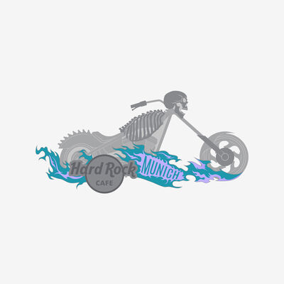 Limited Edition 3D Chopper Bike Pin Series