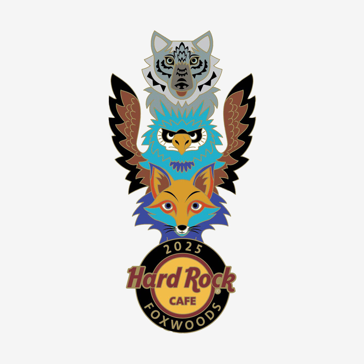 Limited Edition Totem Pole Pin | Online Rock Shop