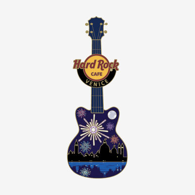 Limited Edition Venice Night Guitar Pin