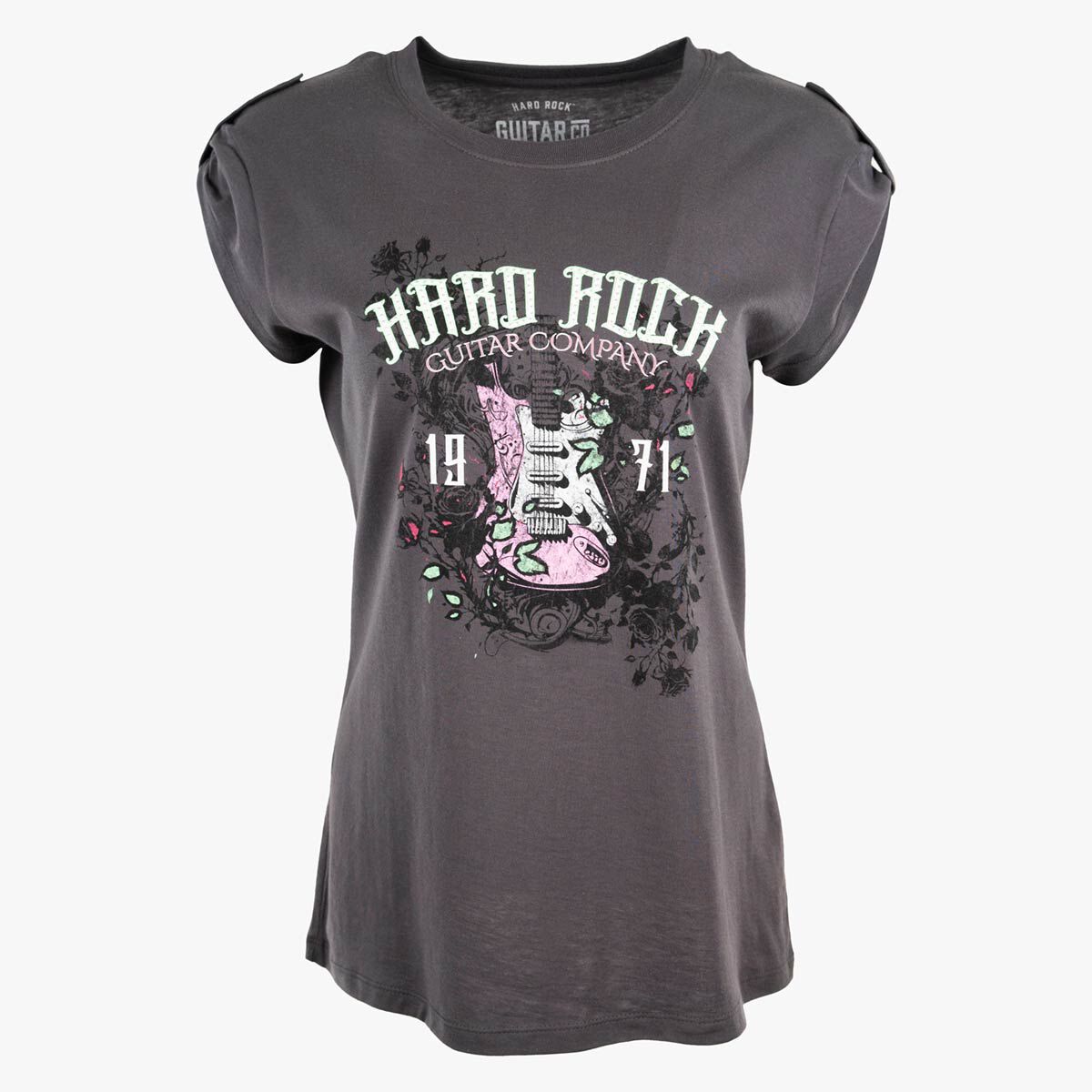今ならほぼ即納！ Guitar Sleeve Epaulet Fit Slim Exclusive Co Tee Rock Hard x トップス