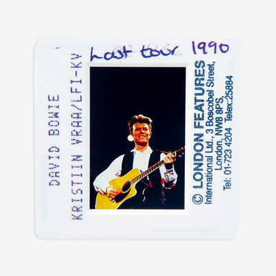 David Bowie Boxed Original 35MM Photograph in Acrylic Case