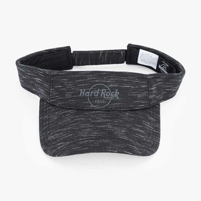 Space Dyed Performance Visor in Black Space Dyed Performance Visor in Black