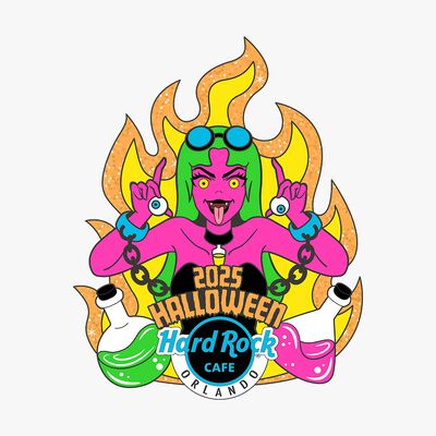 Limited Edition Orlando Flame Orange Anime Girl 2025 Pin