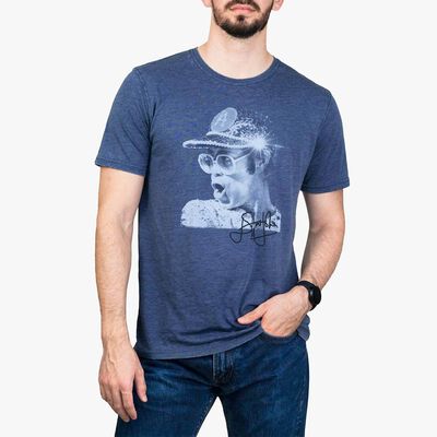 Elton John Autographed Profile & Spark Tee Elton John Autographed Profile & Spark Tee