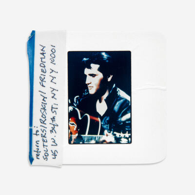 Elvis Presley Boxed Original 35MM Photograph in Acrylic Case