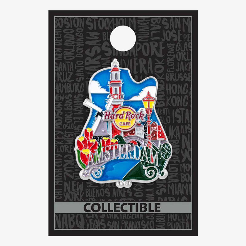 Autocollant Vintage Hard Rock Coffeeshop Amsterdam – Années 80 – Original Italie