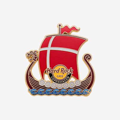 Collectible Copenhagen Viking Ship Pin