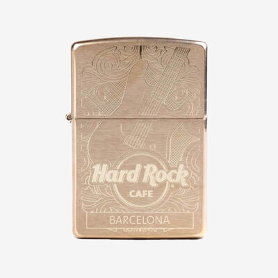 Zippo Brass Etched Guitar Lighter