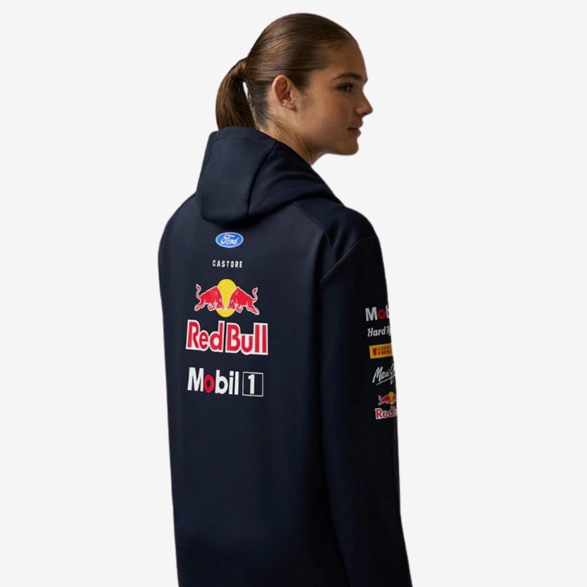 Mens Oracle Red Bull Racing 2026 Full Zip Hoodie in Blue | Online