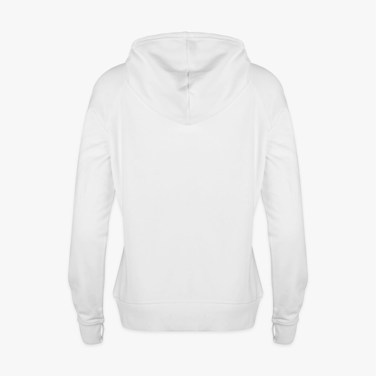 White half zip hoodie store