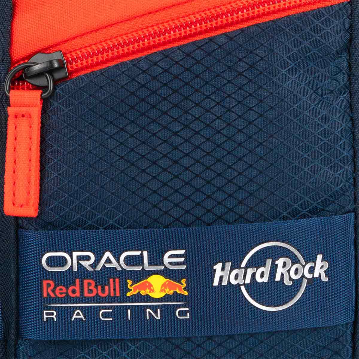 Oracle Red Bull Racing F1 Jetset Crossbody Bag in Navy and Orange