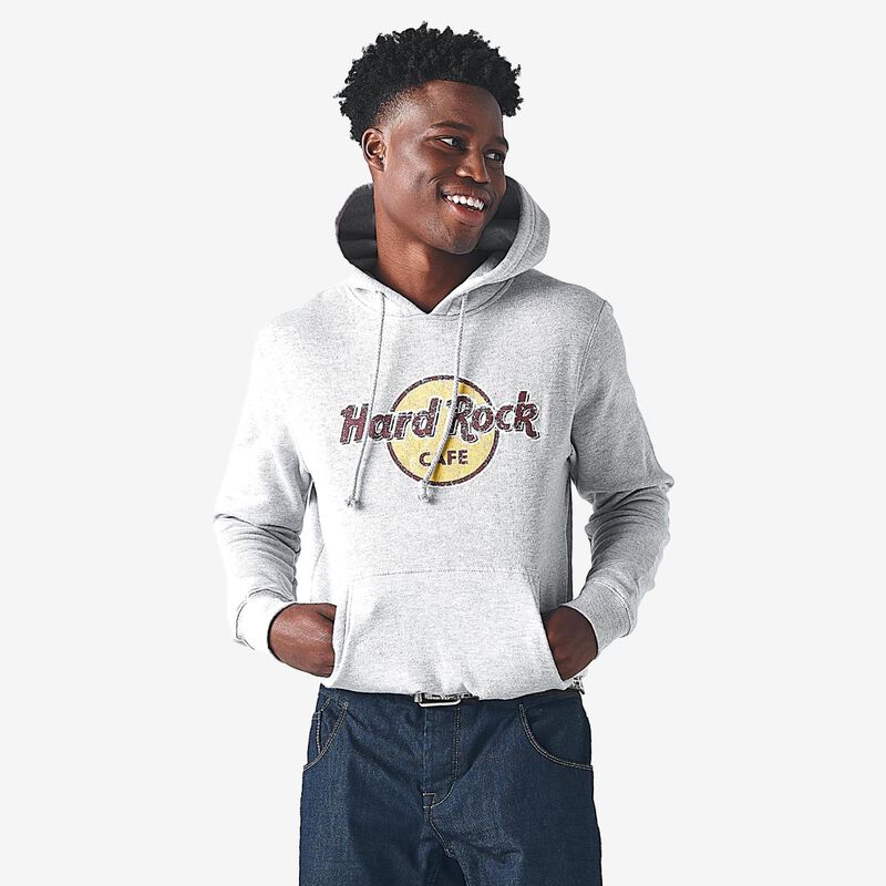 Classic Logo Hoodie in Gray Online Rock Shop
