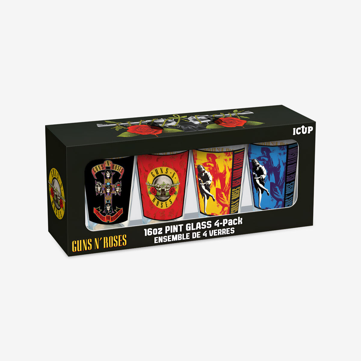 Guns N' Roses Drinking Glass Set | Online Rock Shop