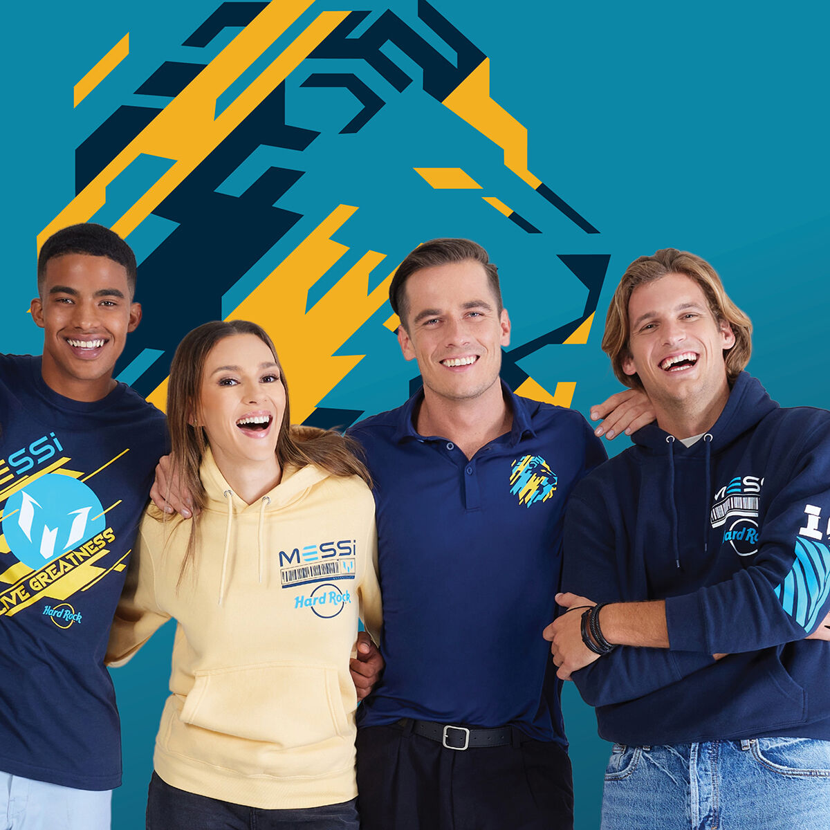 Messi Adult Fit Sandstone Hoodie | Online Rock Shop