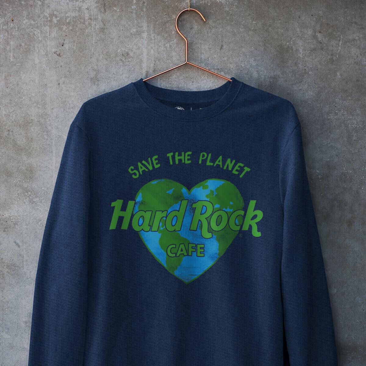 Hard rock cafe save the cheap planet sweatshirt