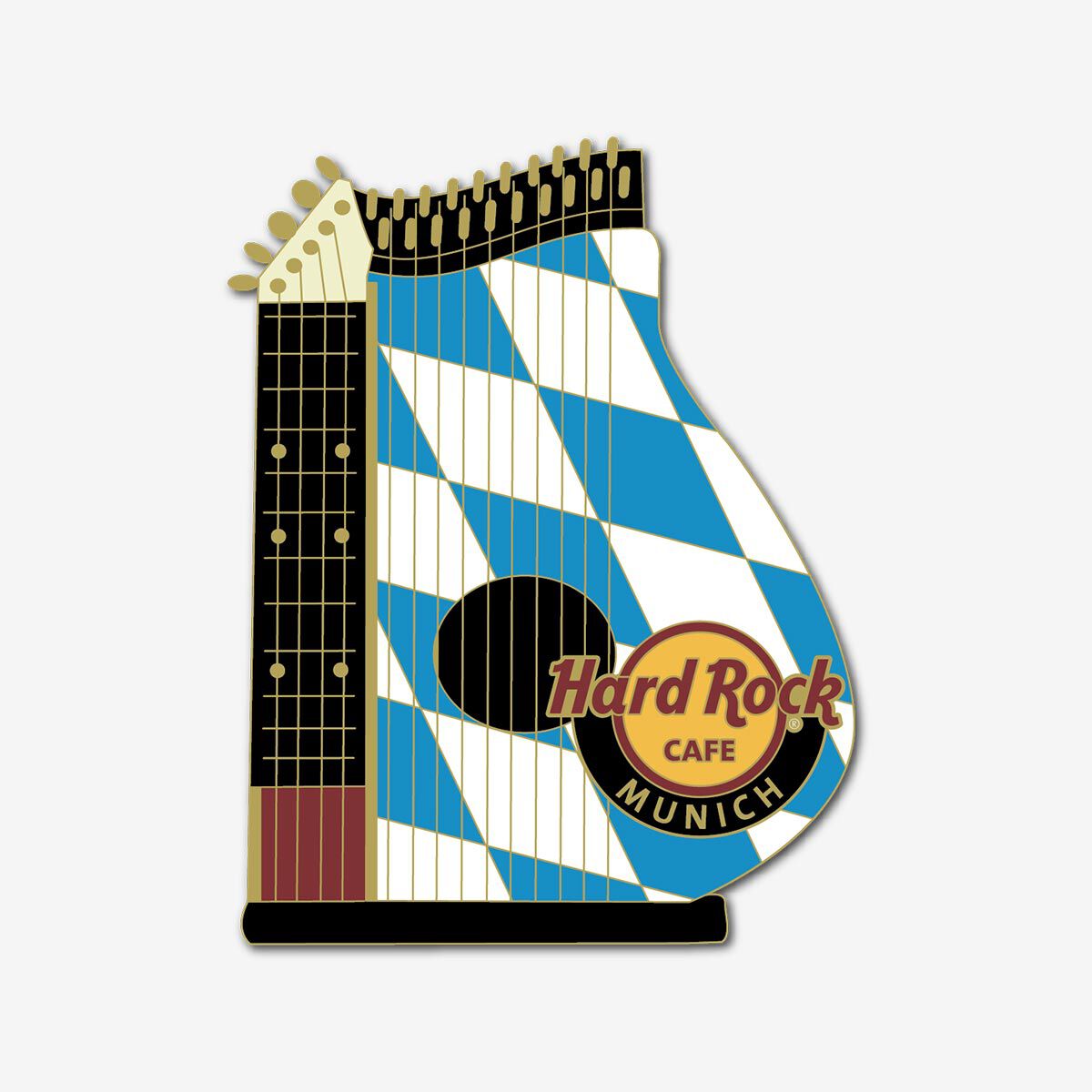 Hard Rock Cafe Munich Acoustic Zither Limited Edition Pin | Online